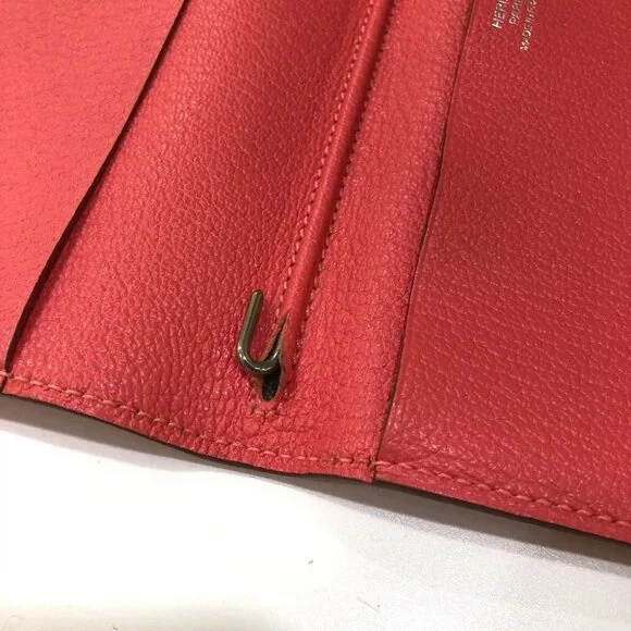 HERMES Writing instruments Agenda Vision 2 Stationery Notebook cover Chevre pink